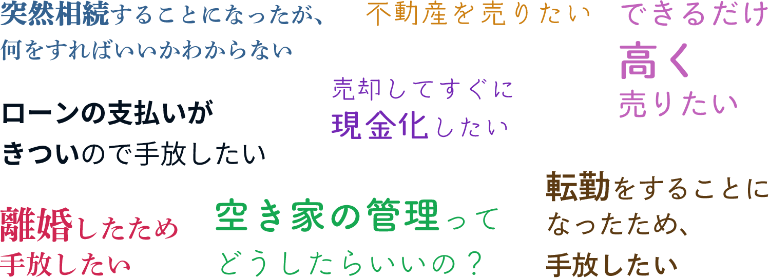 不動産売却を成功された方もこんなお悩みをお持ちでした